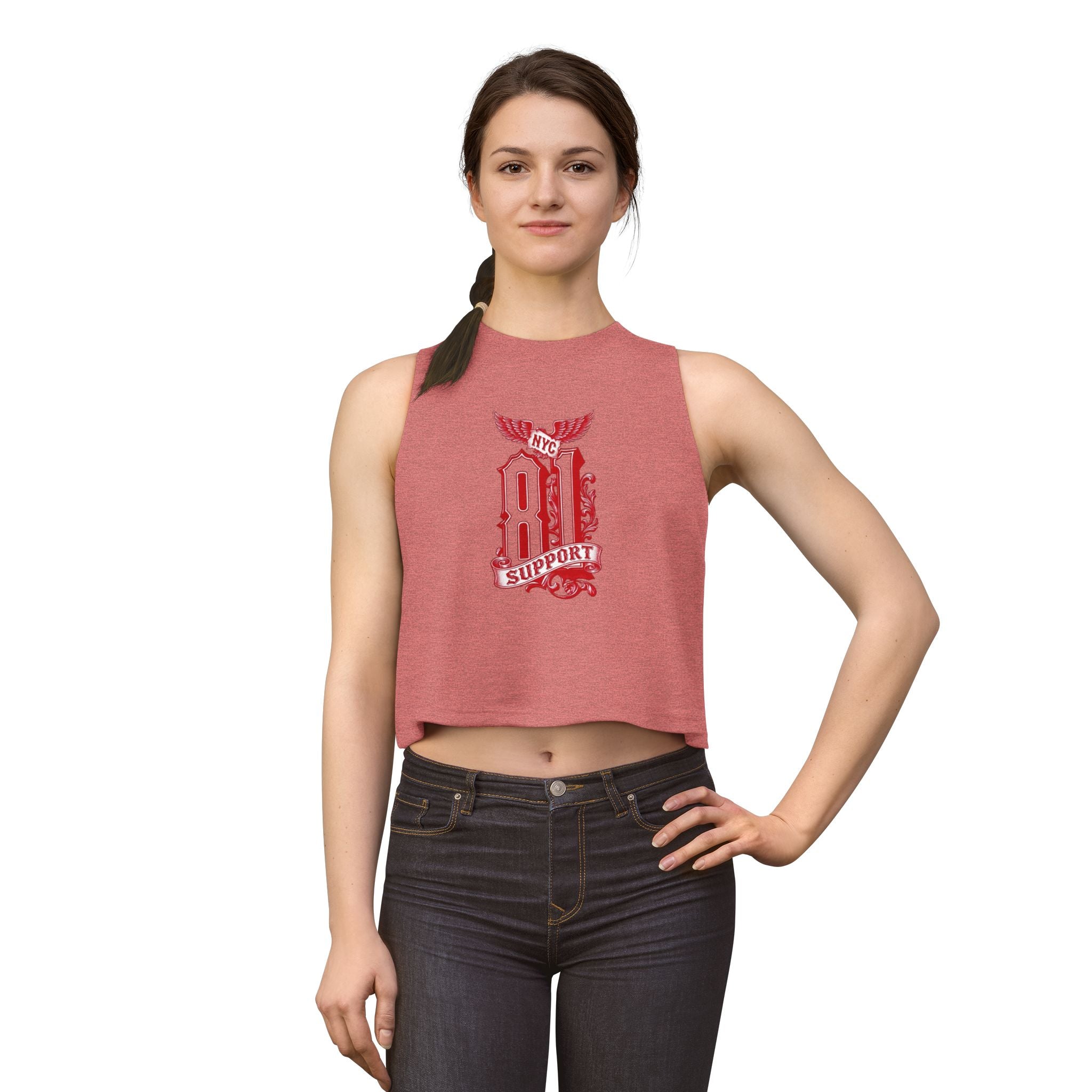 Women’s 'BE THE BOSS' Crop Top — Empowerment Graphic Tee