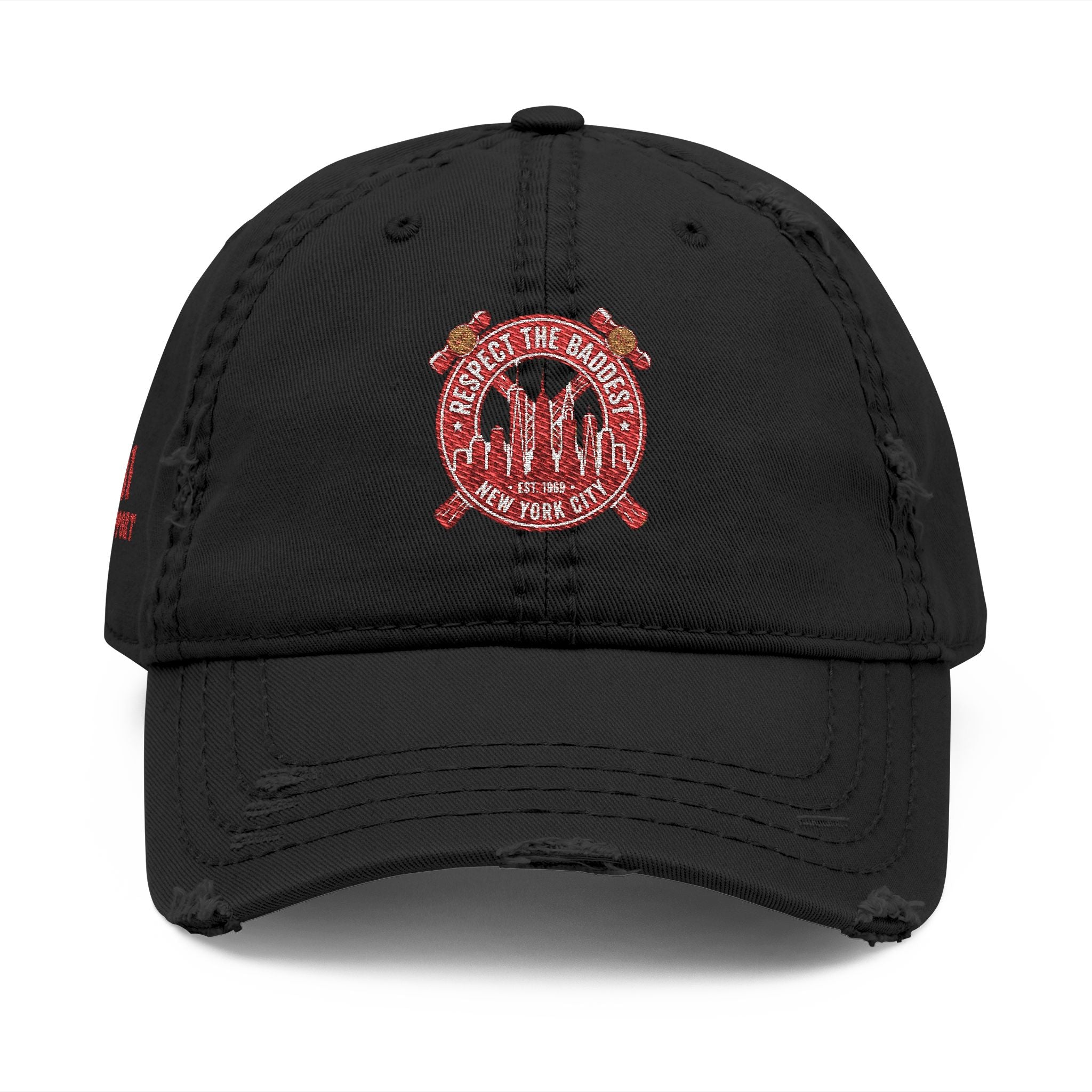 Distressed Dad Hat — “Big Daddy Hat” Embroidered Cap