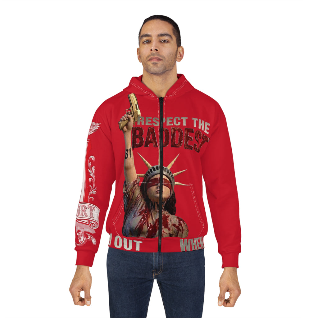 "WHEN IN DOUBT" Zip Hoodie — Inspirational Graphic Zip-Up